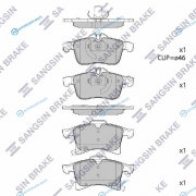 SP1703_колодки дисковые п.!| Opel Astra 1.8i-2.2i|TDi 98>