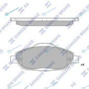 SP1804_колодки дисковые передние!| Peugeot 308 1.4|1.6 07>
