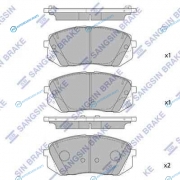 SP1848_колодки дисковые пер.!| Kia Optima JF 2.0 16>