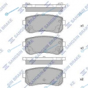 SP1850_колодки дисковые задние!| Hyundai Accent| KIA Rio 1.4i|1.6i 05>