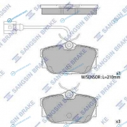 SP1984_колодки дисковые задние! | VW Golf II|III|Passat 1.6-2.8|1.9TDi 88-99