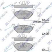 SP2025SNS_колодки дисковые передние!| Audi A2 1.4i|1.6FSi|1.4TDi 00>| Skoda Fabia 1.4i|1.9TDi 00>