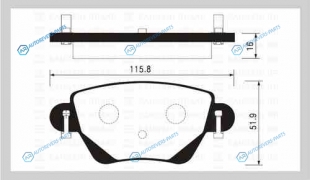 SP2031_колодки дисковые зад.!| Renault Kangoo 1.2i-1.9DCi &4WD 01>