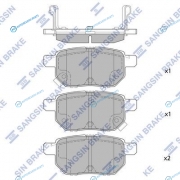 SP2094SNS_колодки дисковые задние!| Toyota Auris 1.4VVT-i -2.2D 07>|Yaris 1.0VVT-i 06>