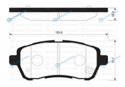 SP2113_колодки дисковые передние!| Ford Fiesta| Mazda 2 1.25-1.6i|1.4-1.6DCi 10.07>
