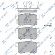 SP2116_колодки дисковые задние!| Honda CR-V|FR-V 1.7i|1.8i|2.0i|2.2CTDi 02>