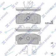 SP2154SNS_колодки дисковые передние! SF35001| Lifan Smily 1.3 08>