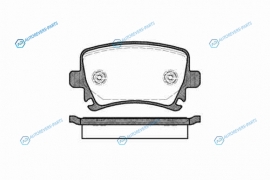 1031 00_!колодки дисковые з.| Audi A3 диск 16 03>| VW Touran диск 15 03>