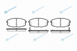 1038 02_=FDB1869 [0K2JA3328Z] !колодки дисковые п.| KIA Carens 1.6-1.9CRDi 02>