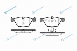 1052 00_!колодки дисковые п.| BMW E60 2.0i 03>