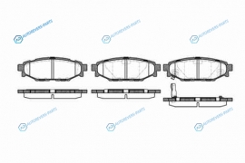 1136 01_!колодки дисковые з.| Subaru Legacy IV 2.0i|2.5 I| Outback 2.5i 03>