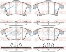 1249 22_колодки дисковые передние!| Ford Mondeo V 14>
