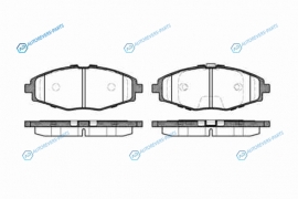 696 00_=D11144-01=FO642281=707 000B-SX !колодки дисковые п.| Daewoo Lanos|Matiz 0.8|1.4|1.5i 98>
