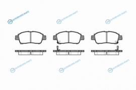 712 02_=D2174M-01=723 002-SX=572404B !колодки дисковые п.| Toyota Yaris 1.0i|1.3i|1.5WTi|1.4D 99-01
