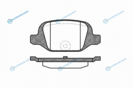 727 00_!колодки дисковые з.| Fiat Punto II 1.8i 16V 130 HGT 99>|Doblo 1.2i|1.9D|JTD 02>
