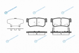 746 62_!колодки дисковые з.| Daewoo Rexton 2.9TD|3.2i V6|Ssangyong Rexton 2.7XDi|2.9D|3.2i V6 02>