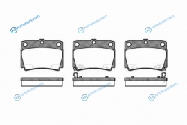 750 02_=FDB1570=D6086M-01 !колодки дисковые з.| Mitsubishi Montero Sport 3.0i|2.5TD 98>