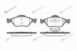 766 00_=FDB1394=222557 !колодки дисковые п.| Ford Fiesta 1.3-1.6|1.4TDCi|1.8Di 00>