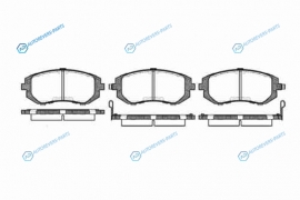 951 02_=D7055M-01 !колодки дисковые п.| Subaru Legacy 2.0i|2.5i 98-03|Impreza 2.0i|T WRX 01-03