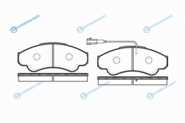 959 01_=221948 !колодки дисковые п.| Peugeot Boxer 350 Models| Fiat Ducato 18 Maxi 02>