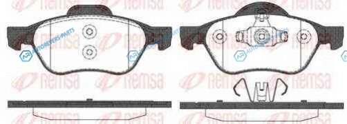 962 10_колодки дисковые передние!| Renault Laguna III|Twingo|Wind 1.2-1.6i|1.5-3.0DCi 07>