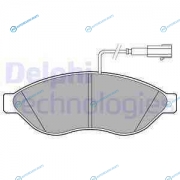 LP2498_колодки дисковые передние!| Citroen Jumper| FiatDucato| Peugeot Boxer 2.2HDi 06>