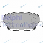 LP2501_колодки диск. задн.! с антискр. пластинами| Mazda 6| Mitsubishi Outlander 2.0|2.4i 12>