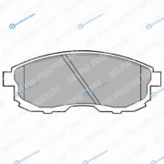LP812_!колодки дисковые п.| Nissan Maxima 2.0|3.0i & 24V 89>|200SX 1.8T 91-93