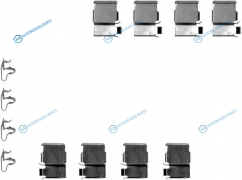 82050200 Комплект монтажный дискового тормоза | зад