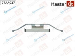 77AA037 Комплект учтановочный тормозных колодок