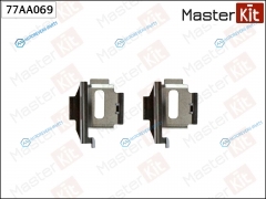 77AA069 Комплект учтановочный тормозных колодок