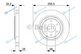 0 986 479 356 Диск тормозной | перед