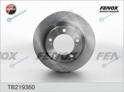 TB219360 Диск тормозной | перед правлев