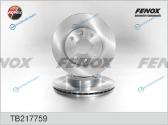 TB217759 Диск тормозной | перед правлев