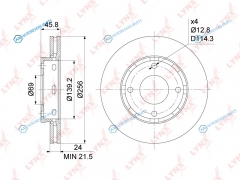 BN-1094 Диск тормозной | перед