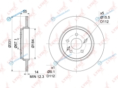 BN-1078 Диск тормозной | зад