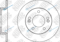 RN1549 Диск тормозной | зад