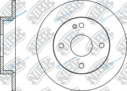 RN11003 Диск тормозной | зад