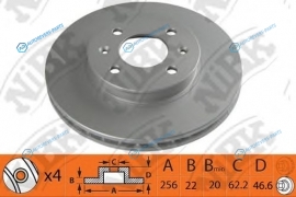 RN1370  RN1370V Диск тормозной | перед
