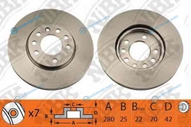 RN1112  RN1112V Диск тормозной | перед