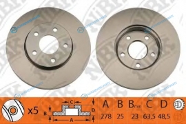 RN1213  RN1213V Диск тормозной | перед