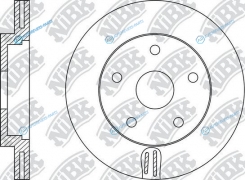 RN51001  RN51001V Диск тормозной | перед