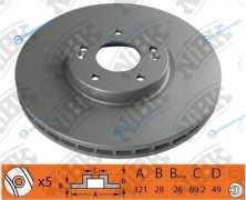 RN1349  RN1349V Диск тормозной | перед