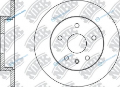 RN34002 Диск тормозной | зад