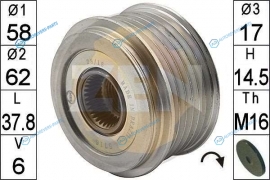 ZN5716 Шкив генератора ZEN